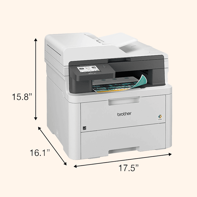 Brother MFC-L3720CDW Wireless Digital Color All-in-One Printer with Laser Quality Output and Refresh EZ Print Eligibility