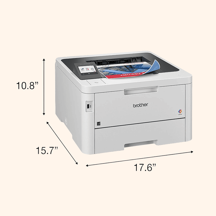 Brother HL-L3295CDW Wireless Compact Digital Color Printer with Laser Quality Output and Refresh EZ Print Eligibility