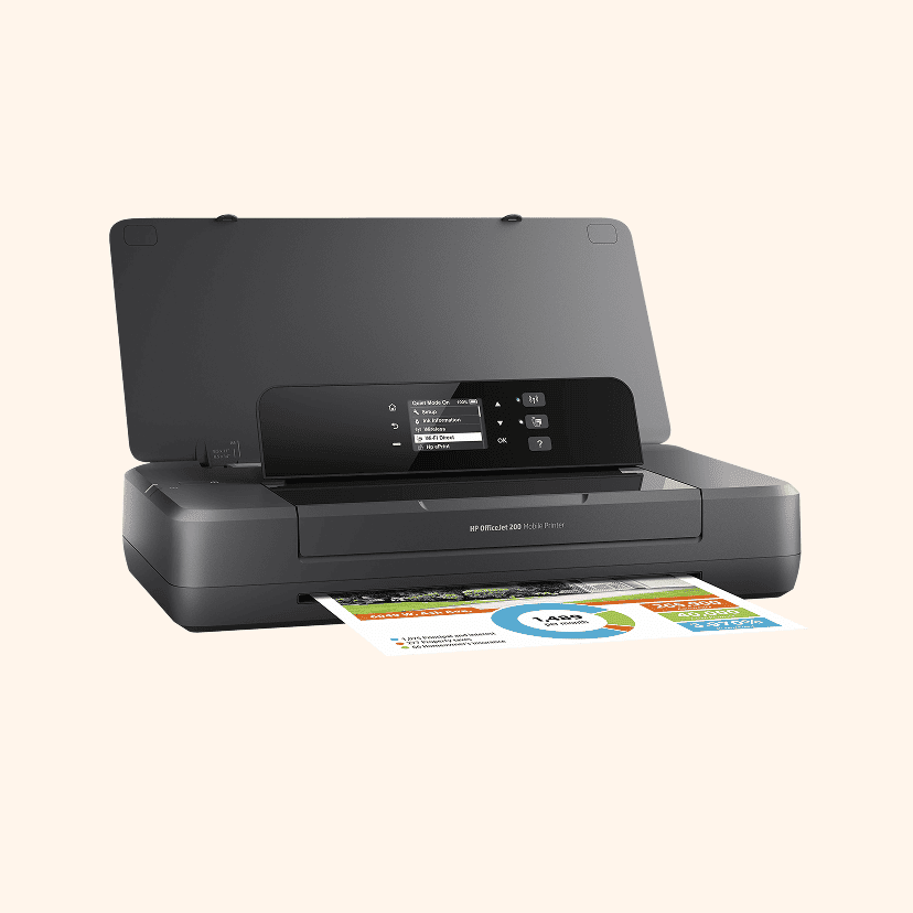 HP OfficeJet 200 Portable Wireless Inkjet Color Printer