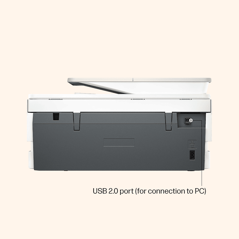 HP ENVY Photo 7975 Wired & Wireless Inkjet Multifunction Printer - Color - White/Light Portobello - Copier/Printer/Scanner - 15 ppm Mono/10 ppm Color Print - 4800 x 1200 dpi Print - Flatbed/ADF Scanner - Wireless LAN - USB - For Plain Paper Print - 1