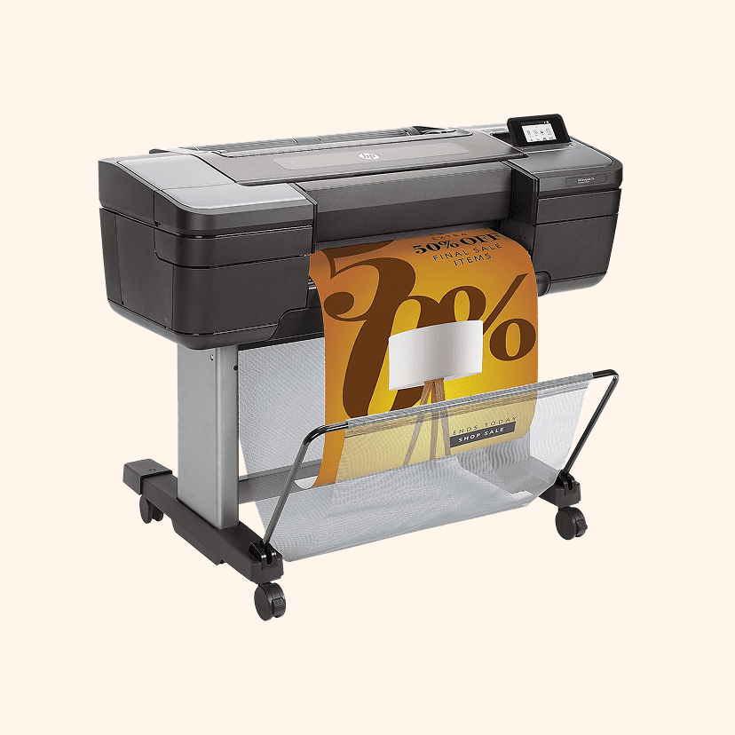 HP DesignJet Z6 PostScript Color Inkjet Large-Format Printer, T8W15A#B1K