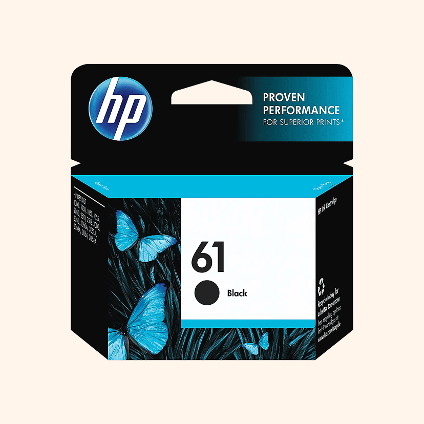 HP 61 Black Ink Cartridge, CH561WN